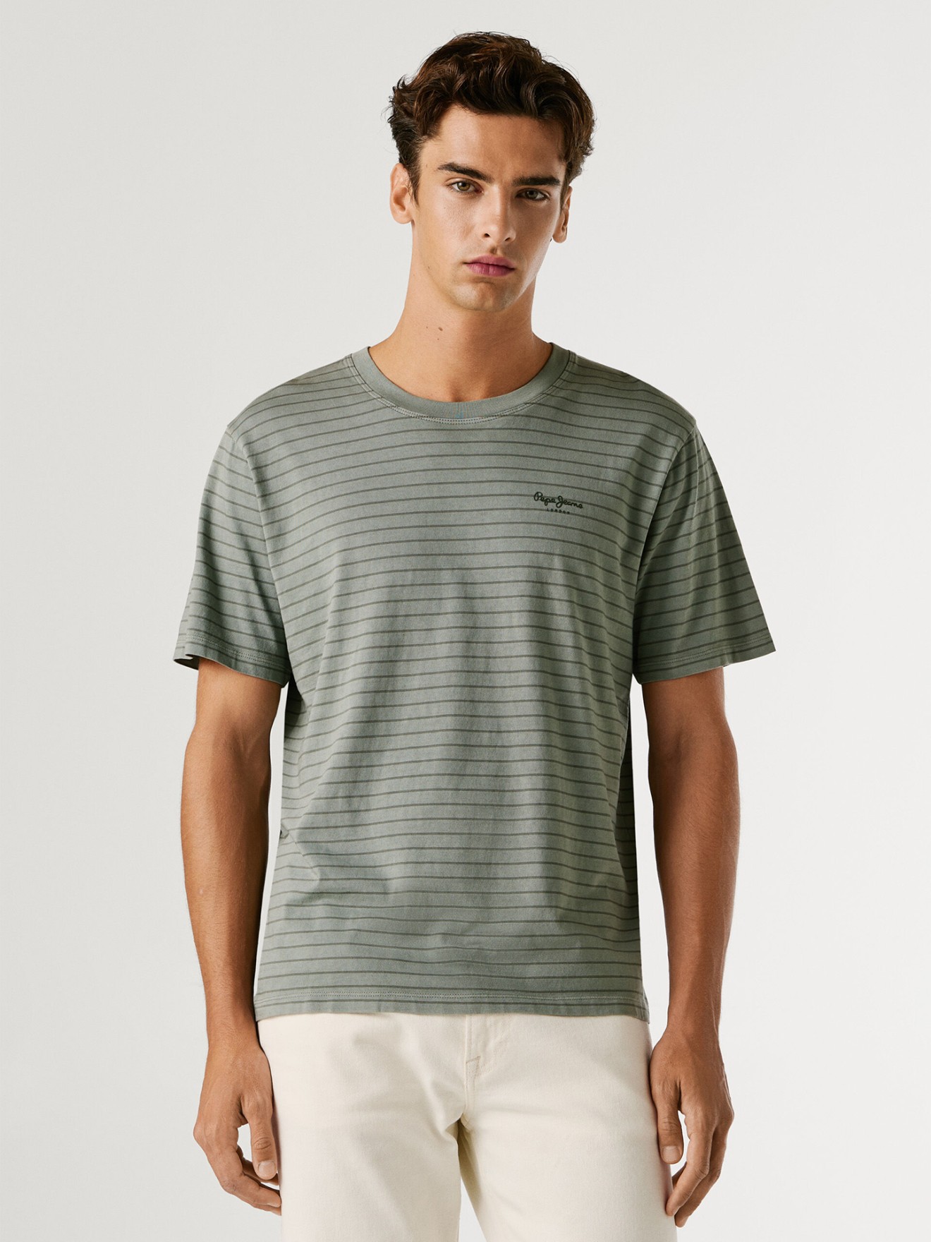 T-shirt �s Riscas Regular Fit