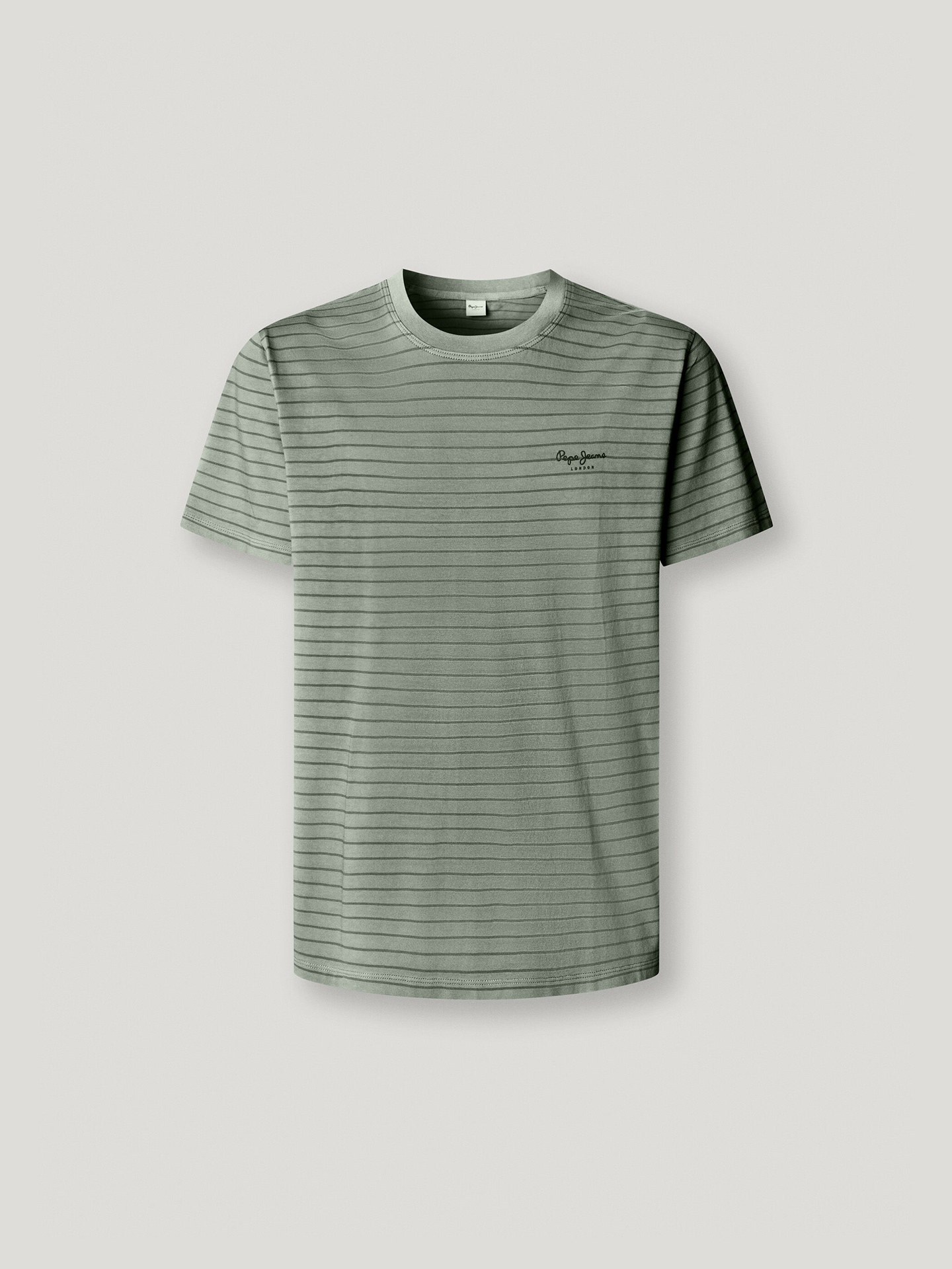 T-shirt às Riscas Regular Fit