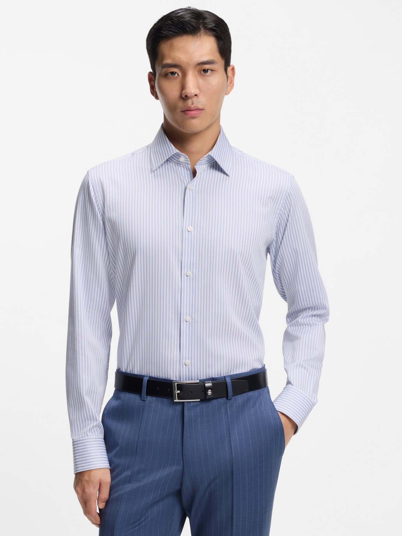 Camisa Regular Fit �s Riscas
