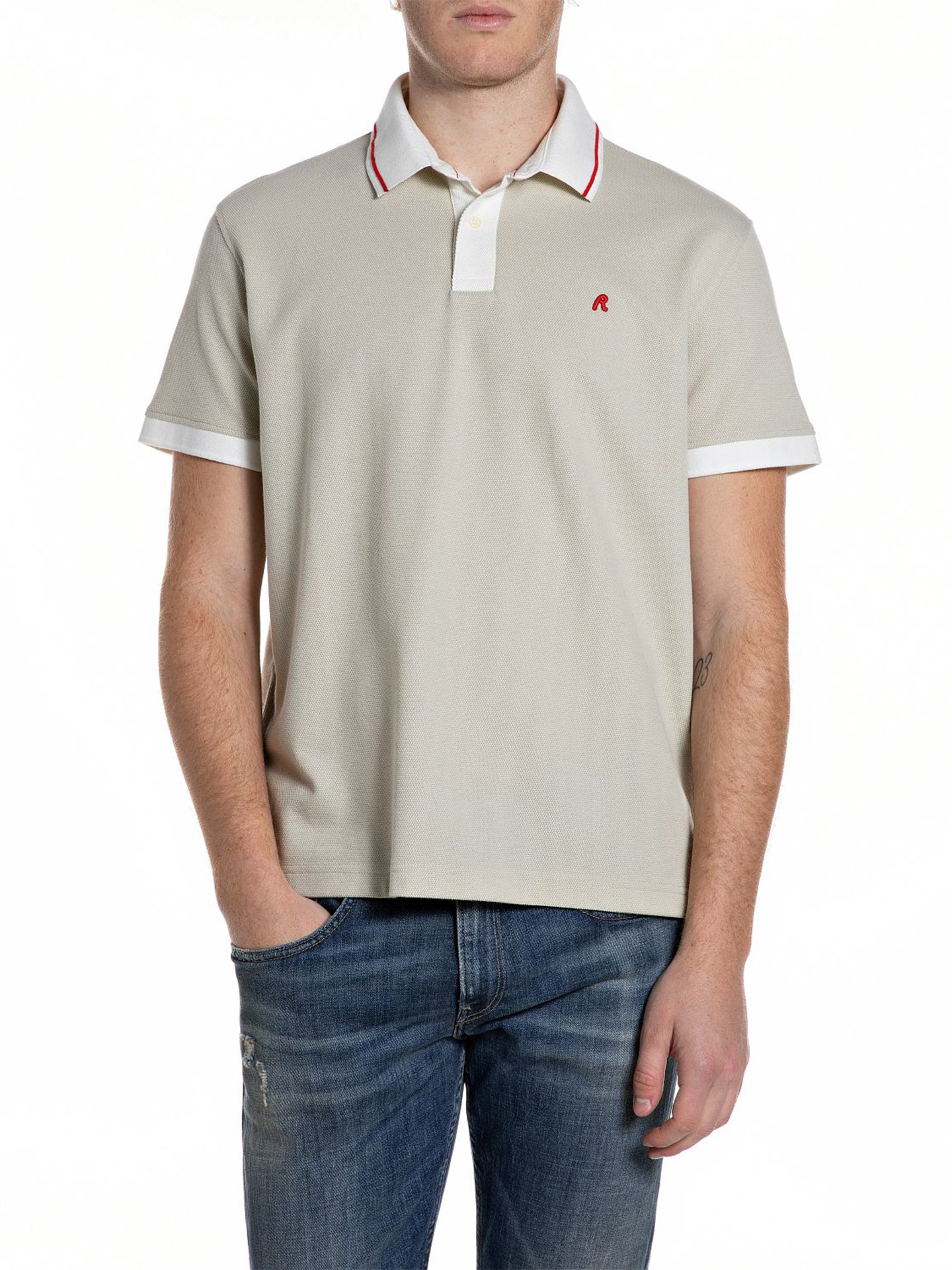 Polo com Gola Contraste
