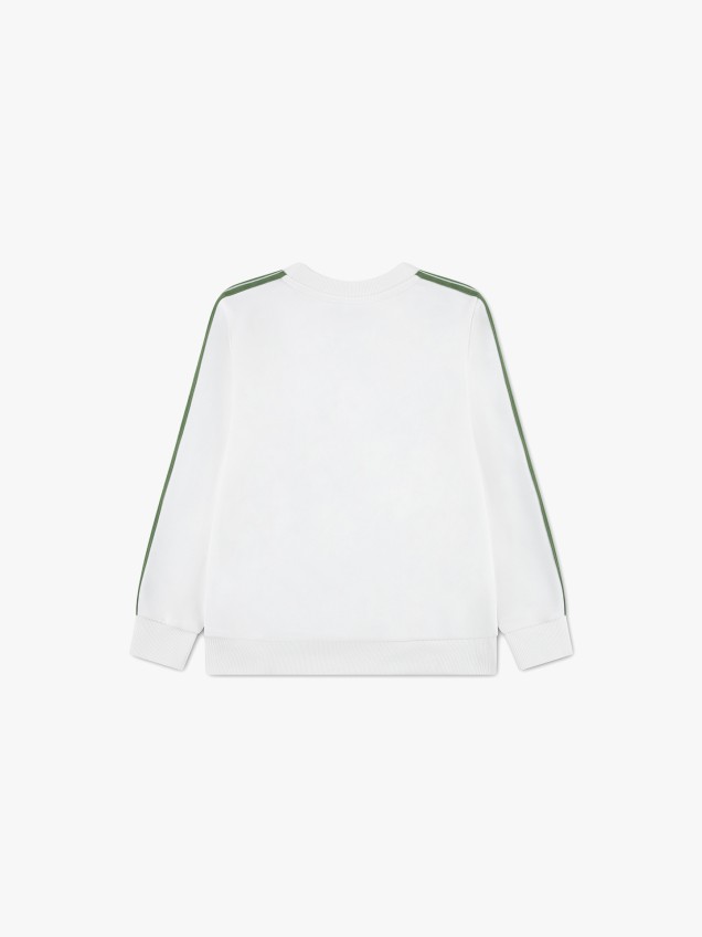 Sweatshirt com Riscas Laterais