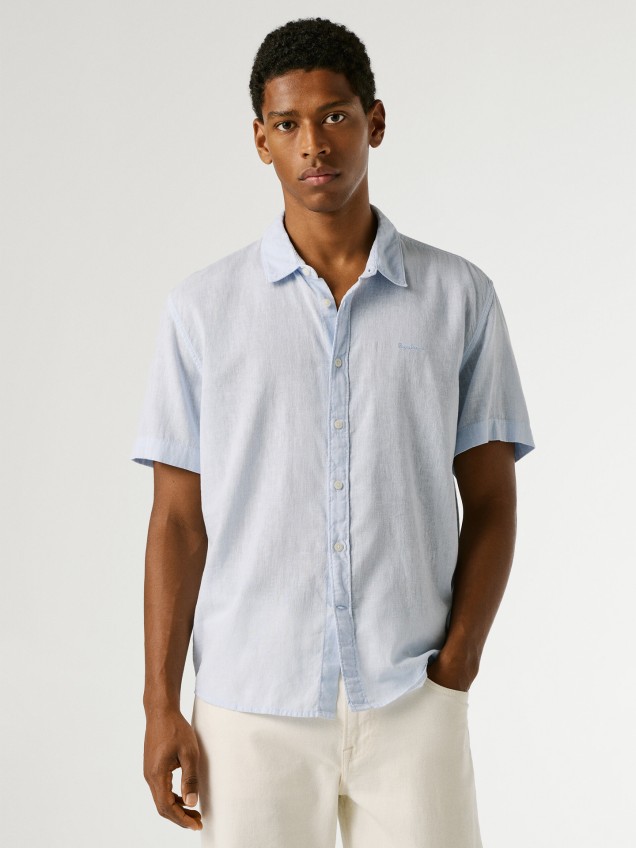Camisa Tingida de Linho