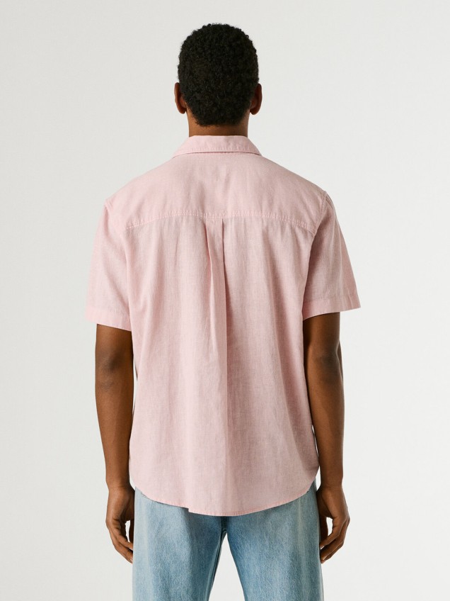 Camisa Tingida de Linho