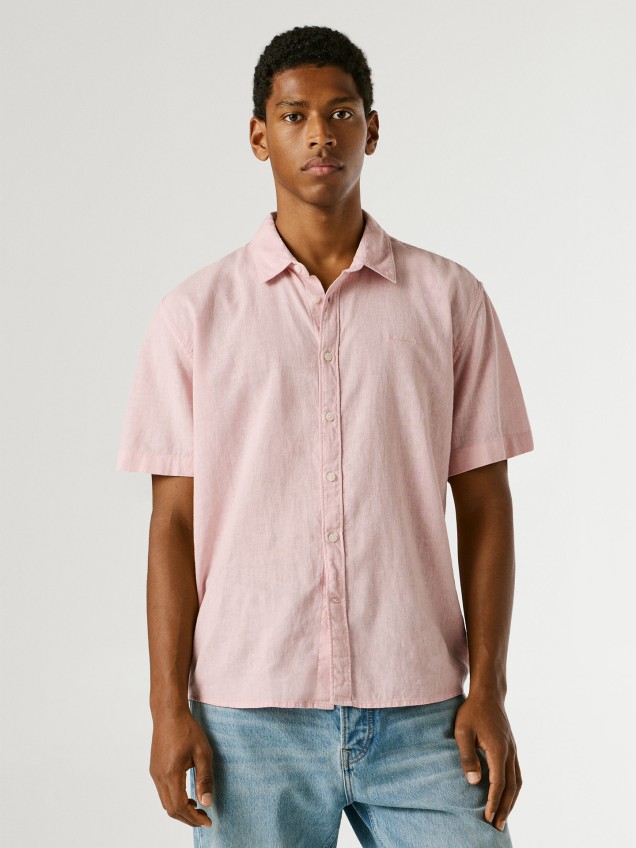 Camisa Tingida de Linho
