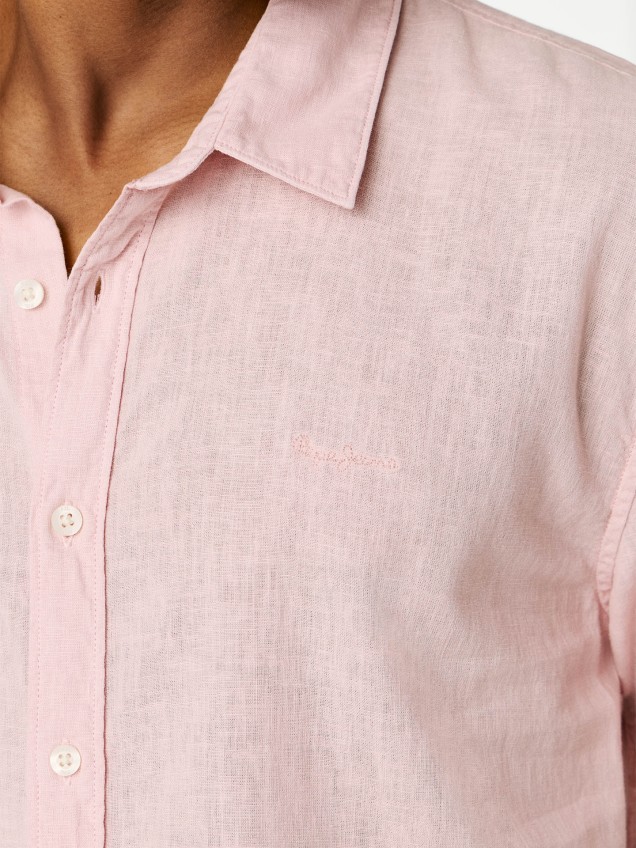 Camisa Tingida de Linho