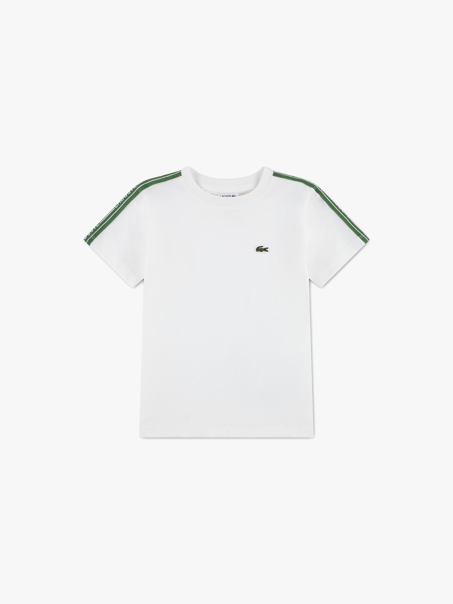 T-shirt com Riscas nos Ombros