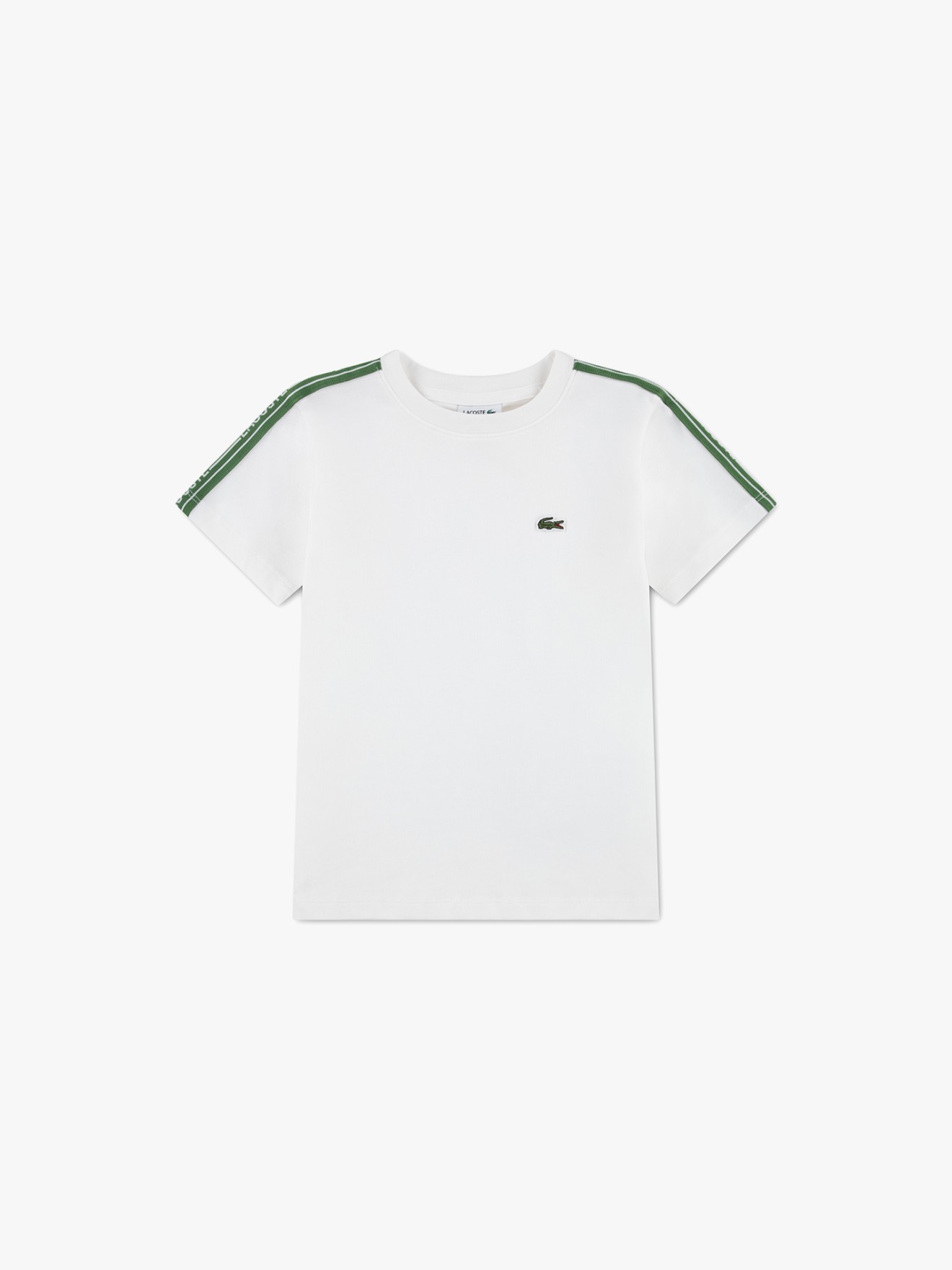 T-shirt com Riscas nos Ombros