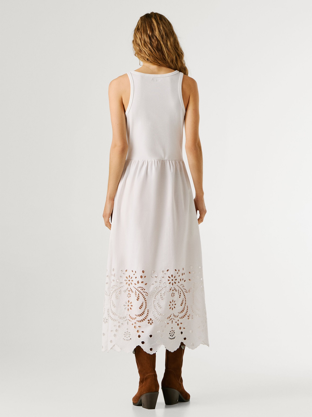Vestido Comprido Combinado