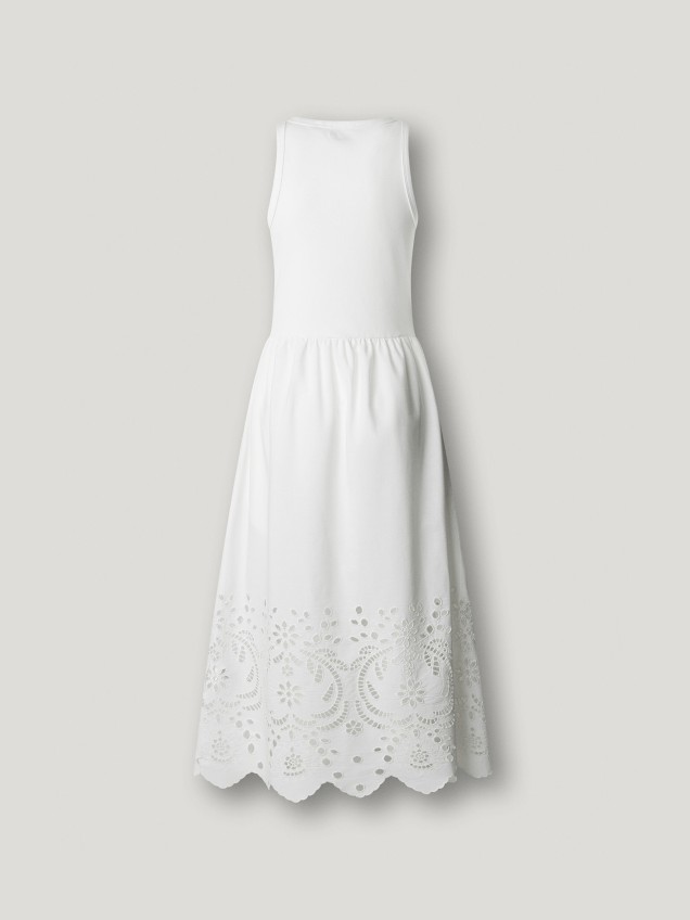 Vestido Comprido Combinado