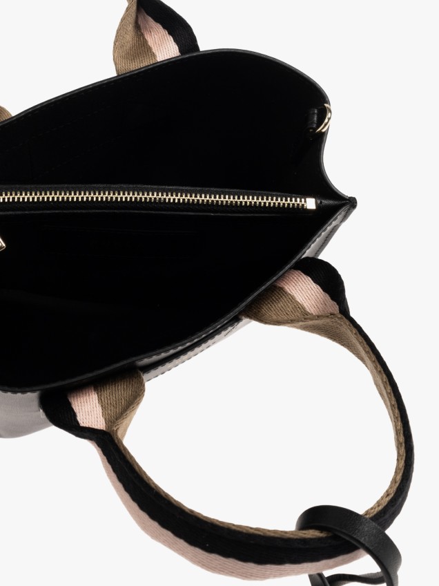 Mala Tote Divide It Mini em Pele