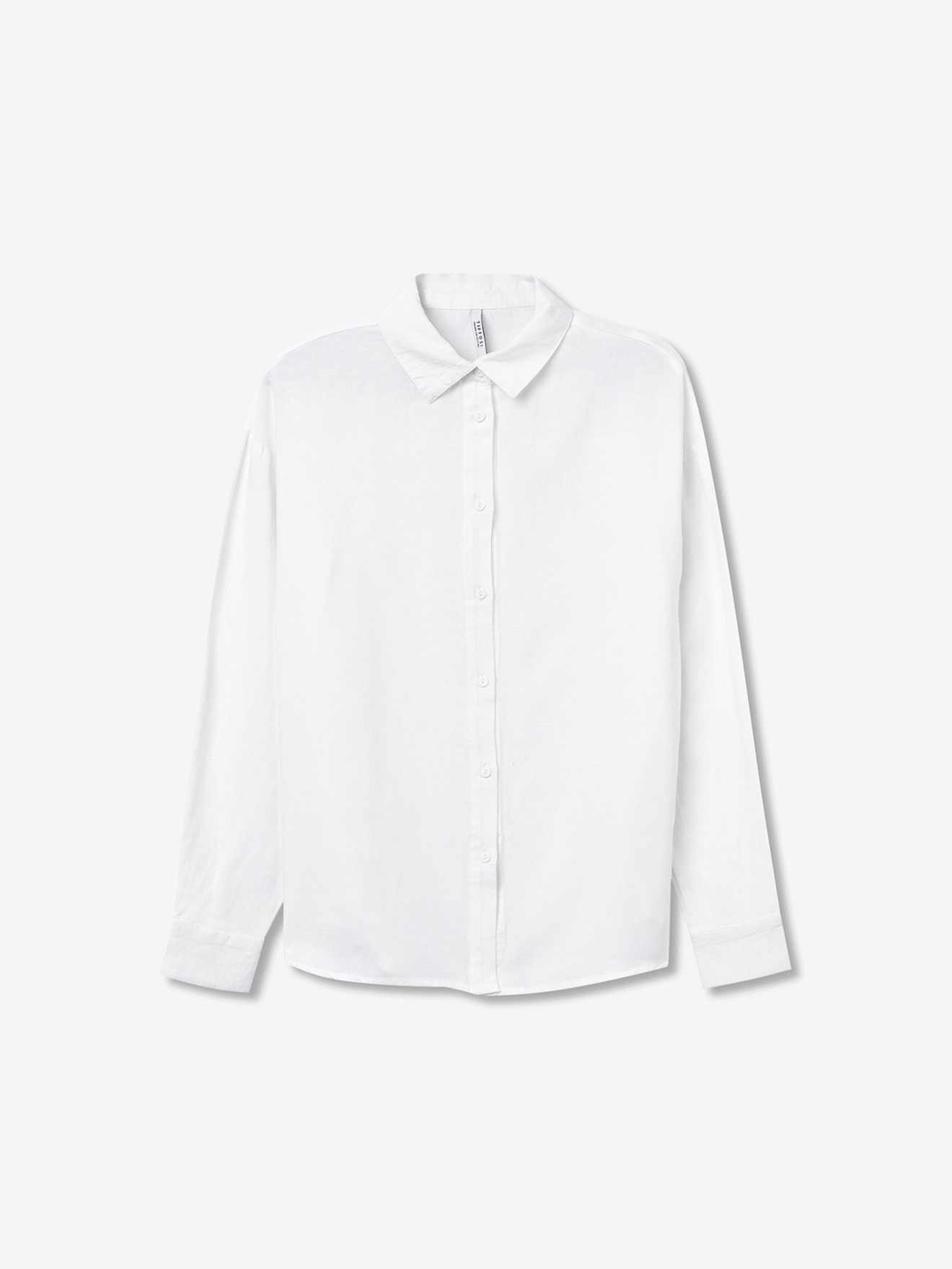 Camisa de Corte Largo às Riscas