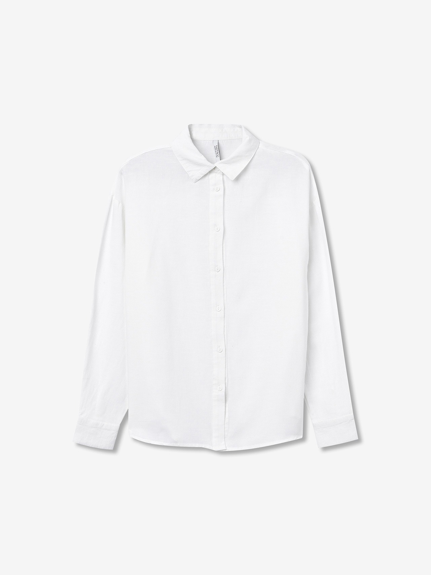 Camisa de Corte Largo às Riscas