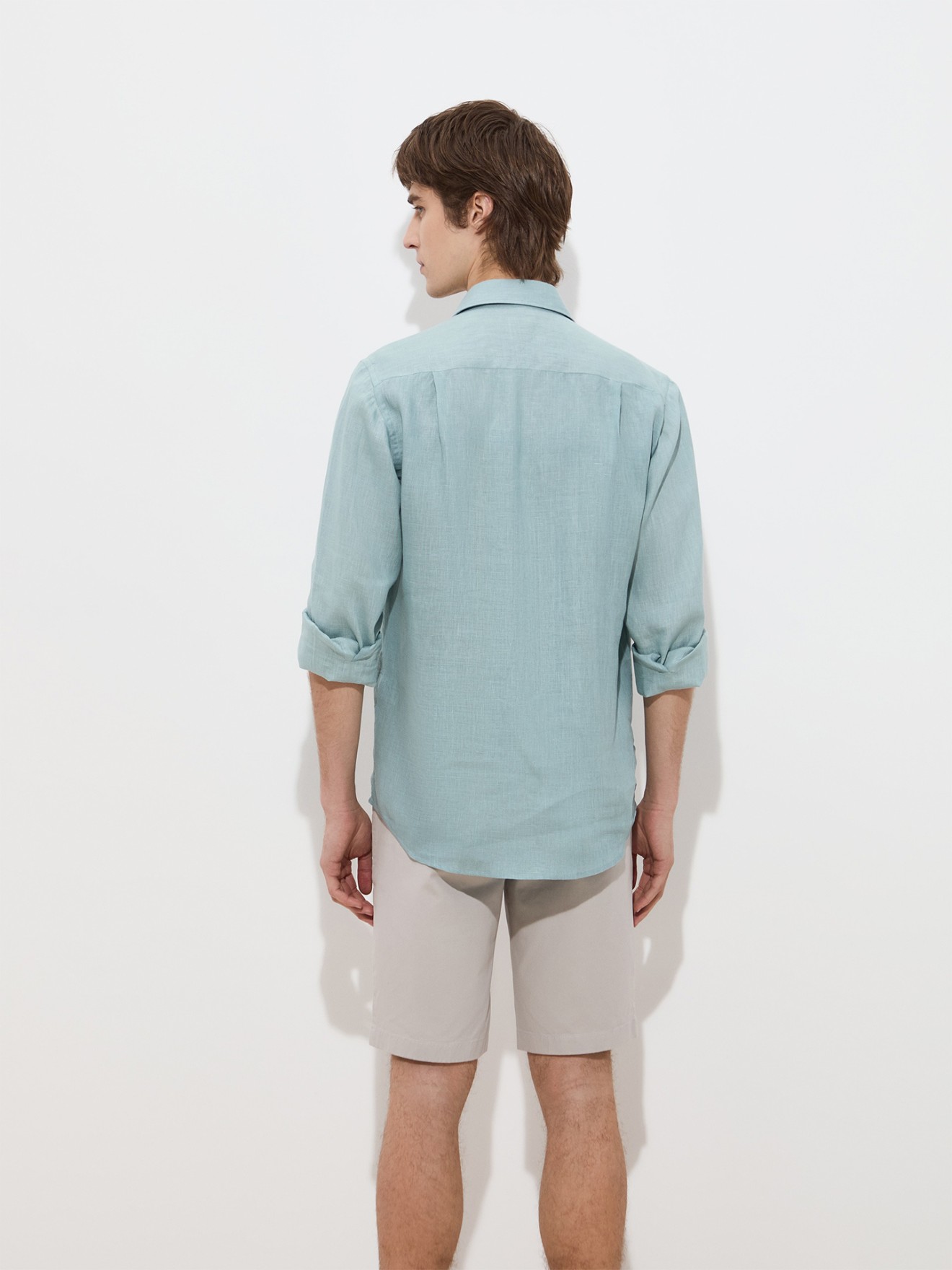 Camisa de Linho Regular Fit