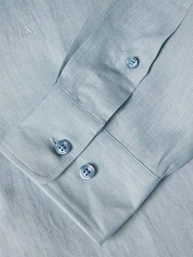 Camisa de Linho Regular Fit