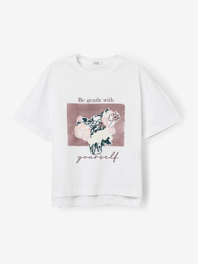 T-shirt com Estampado