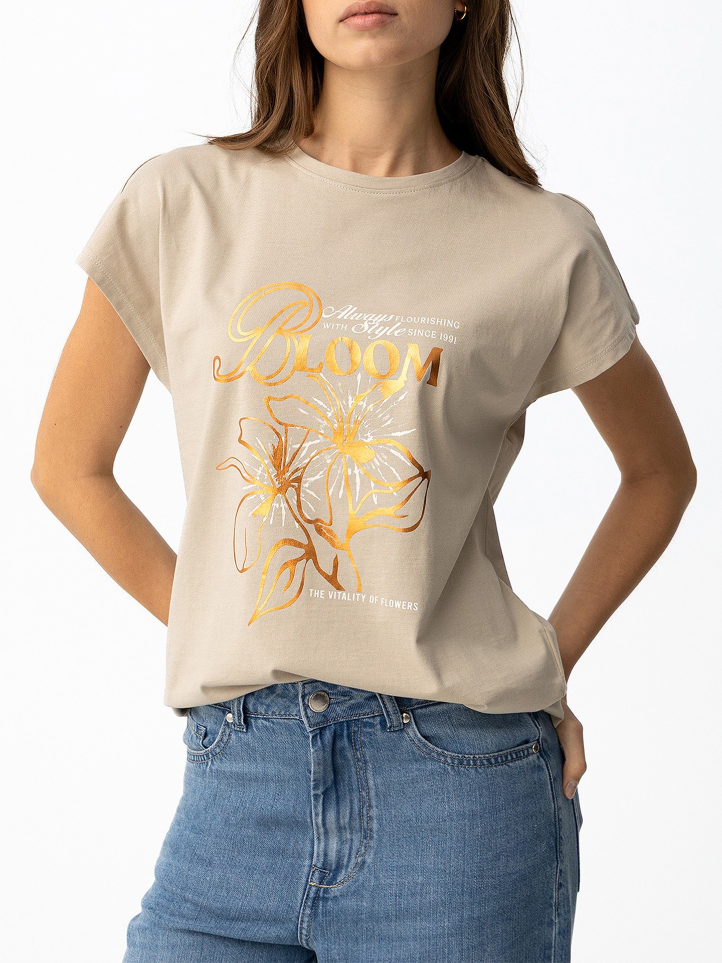 T-shirt com Estampado