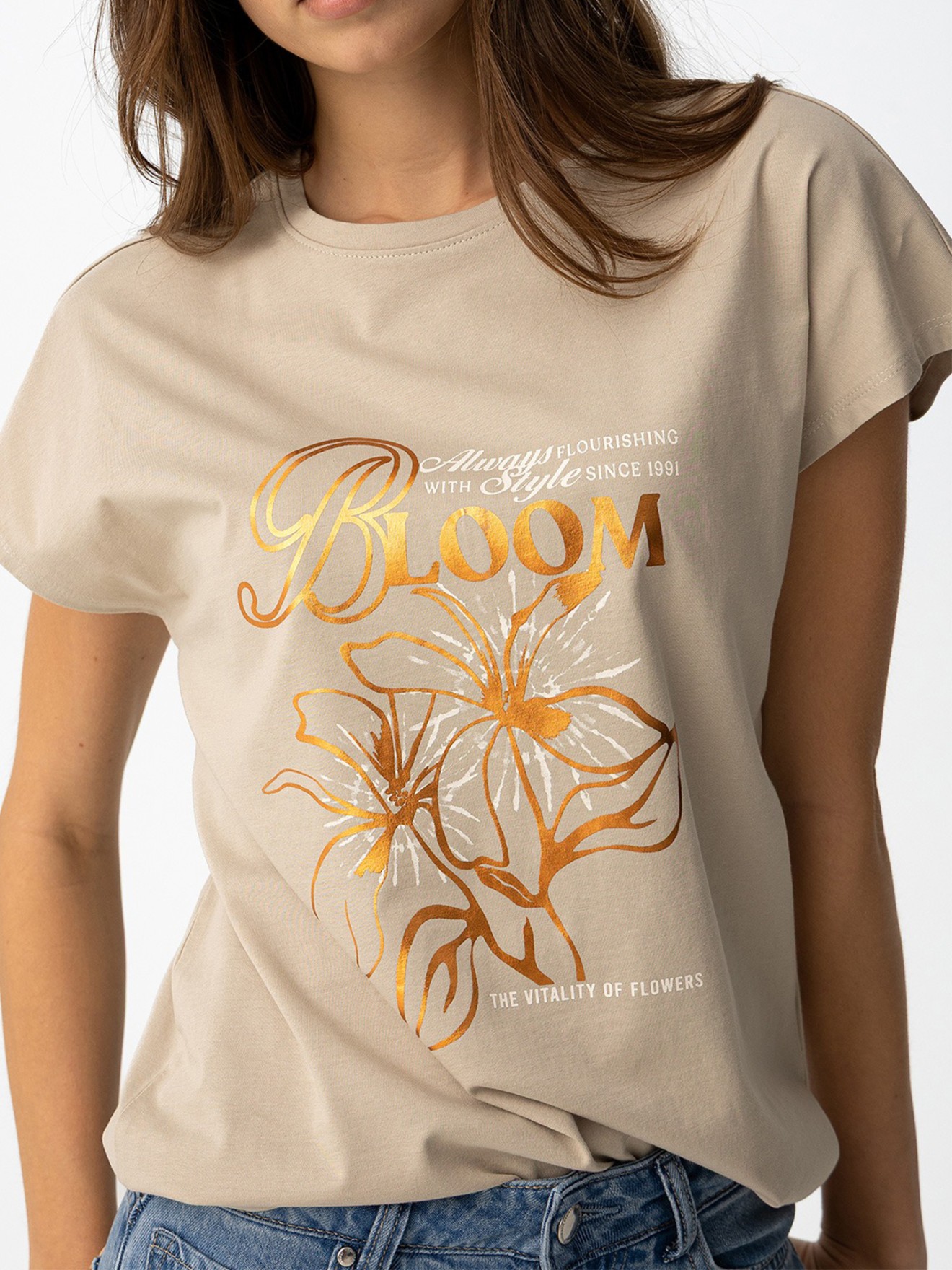 T-shirt com Estampado