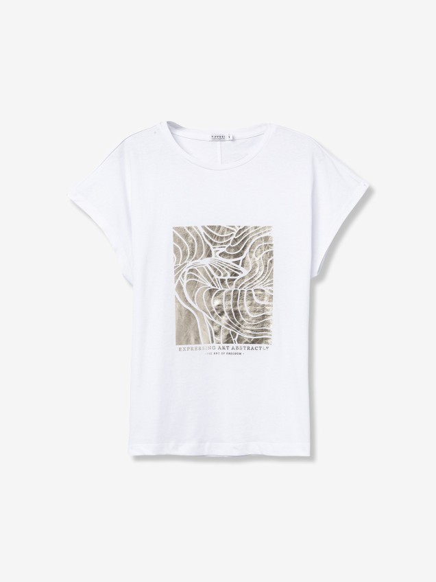 T-shirt com Estampado