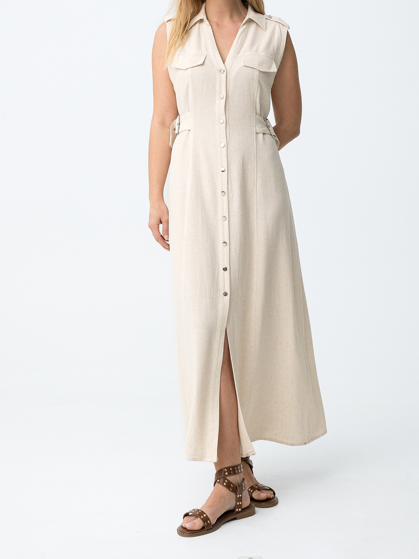 Vestido Camiseiro Midi