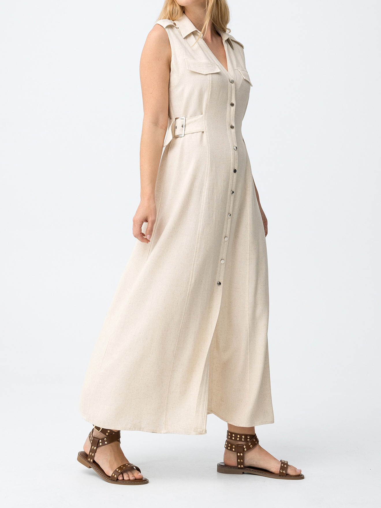 Vestido Camiseiro Midi