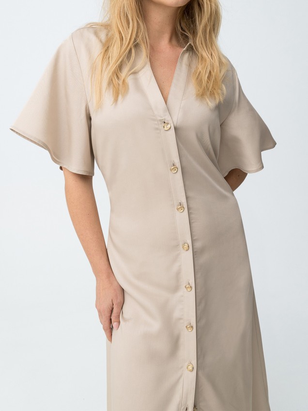 Vestido Camiseiro Midi