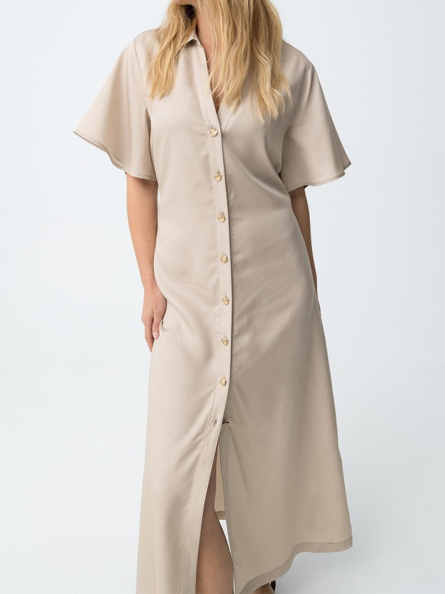 Vestido Camiseiro Midi