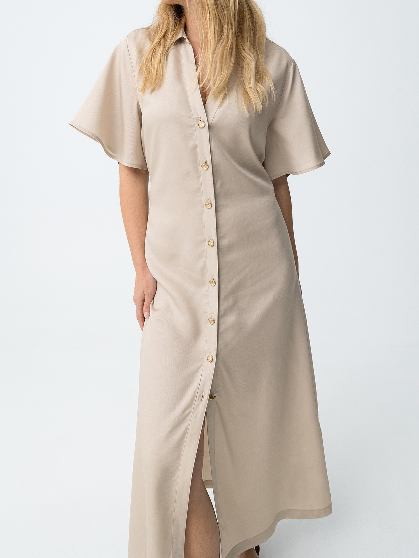 Vestido Camiseiro Midi