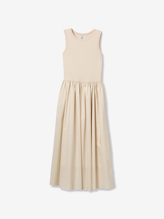 Vestido Comprido Combinado