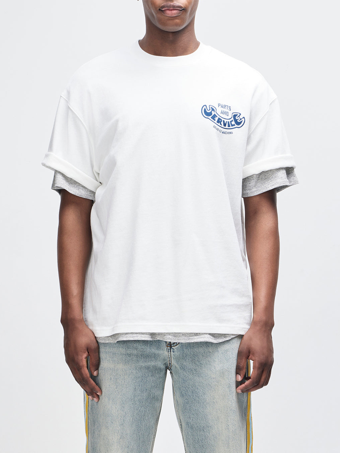T-shirt Oversized Ruff And Smooth