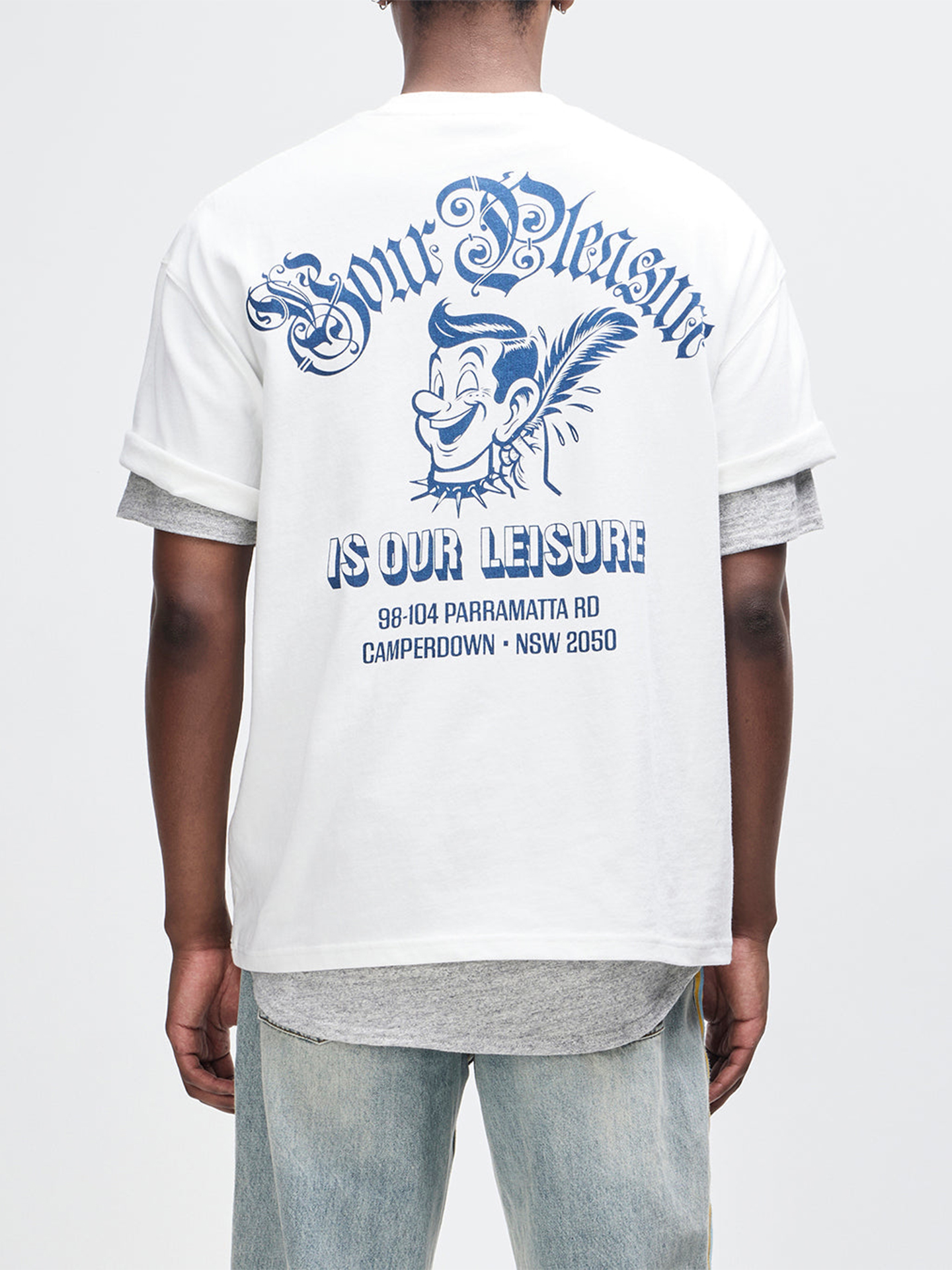 T-shirt Oversized Ruff And Smooth