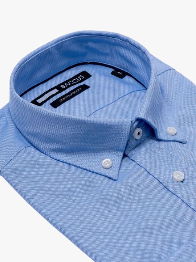 Camisa Oxford Contemporary Fit