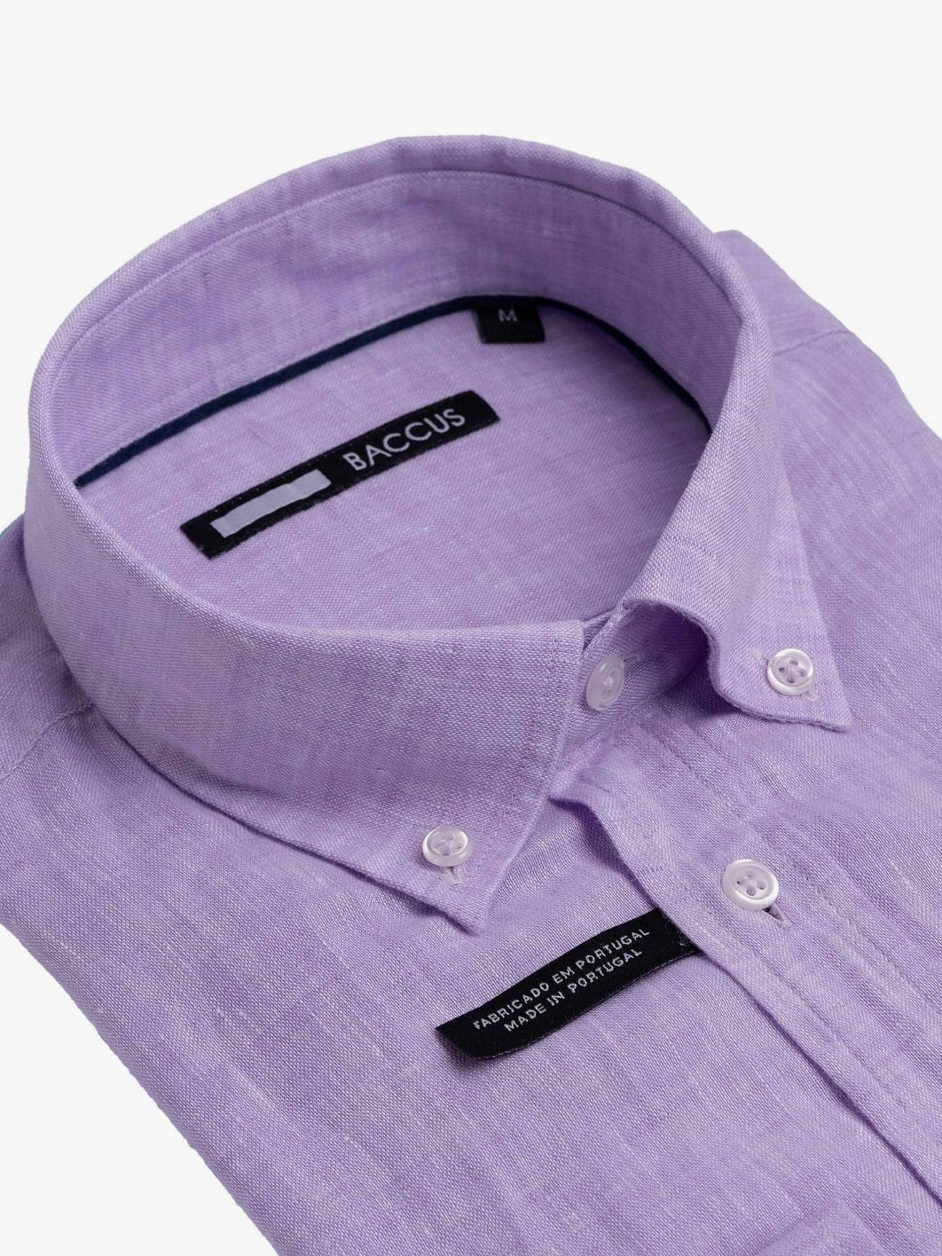 Camisa em Linho Regular Fit