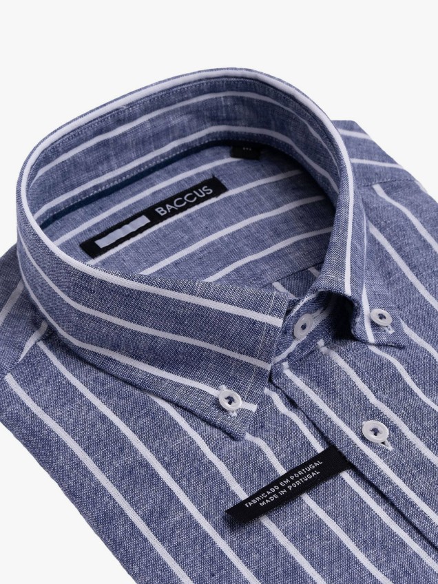 Camisa às Riscas