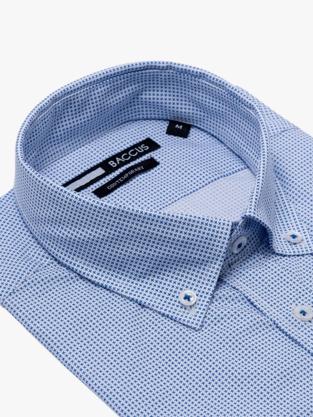 Camisa com Estampado Geométrico