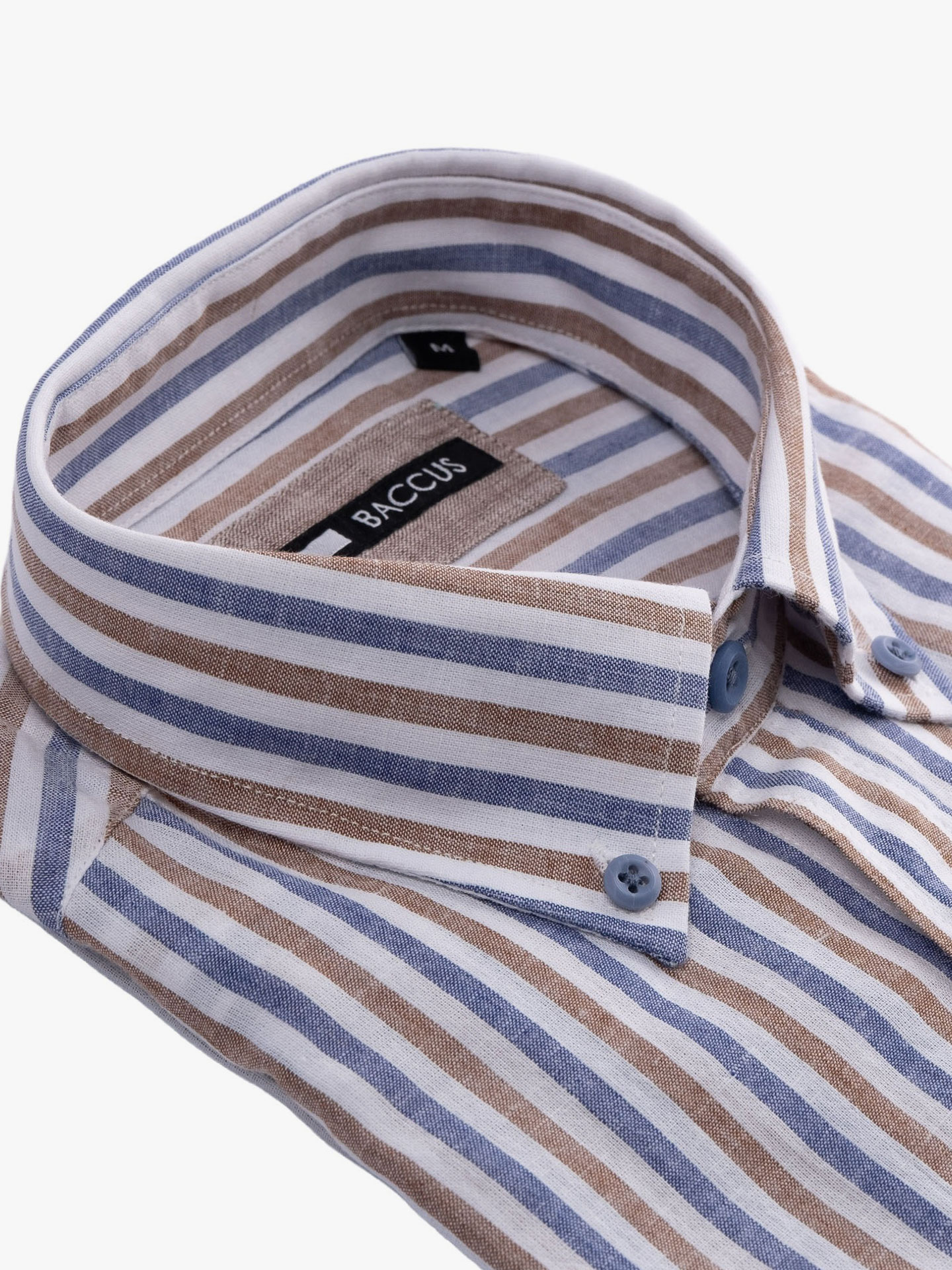Camisa às Riscas Regular Fit