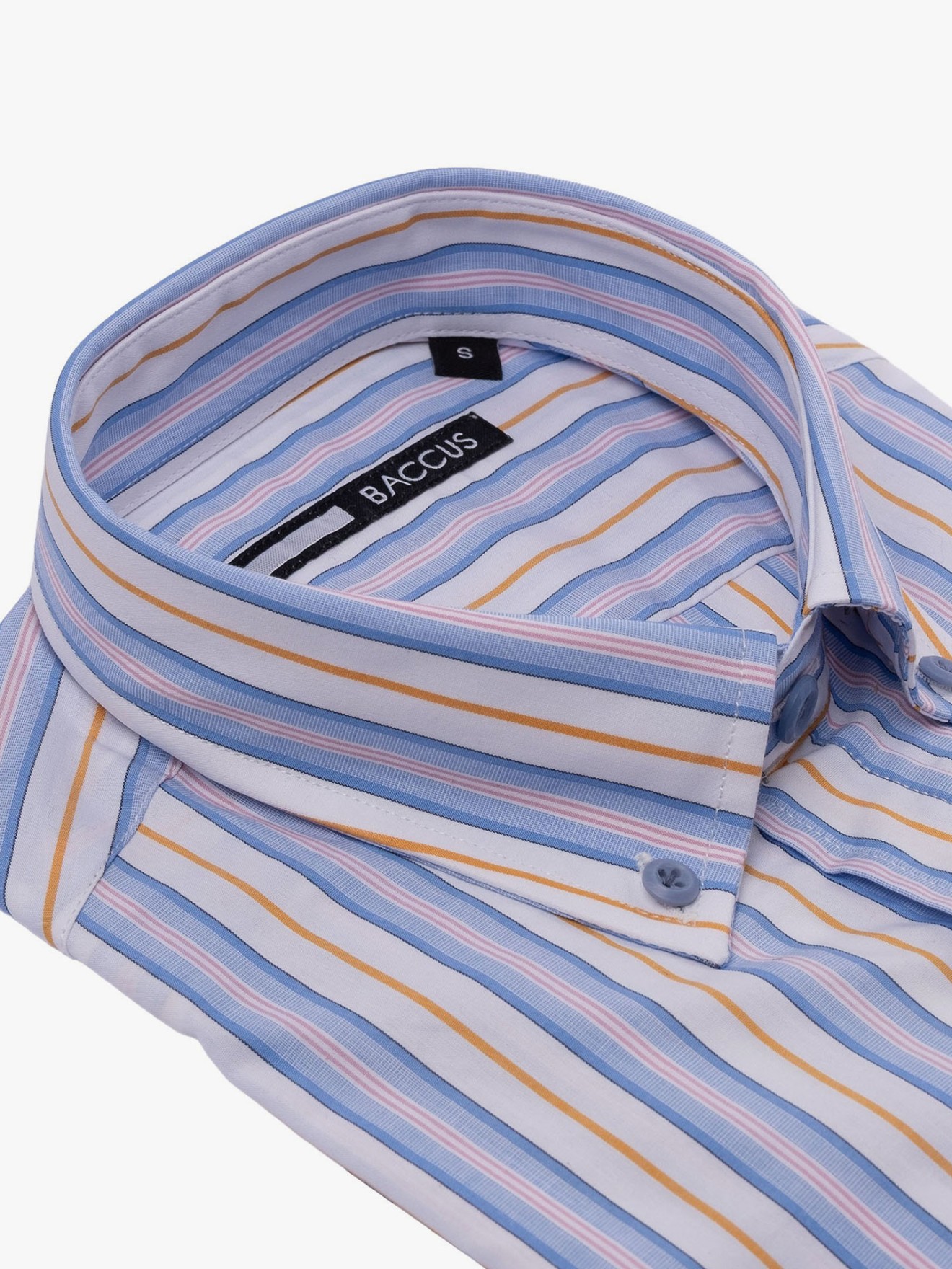 Camisa �s Riscas Regular Fit