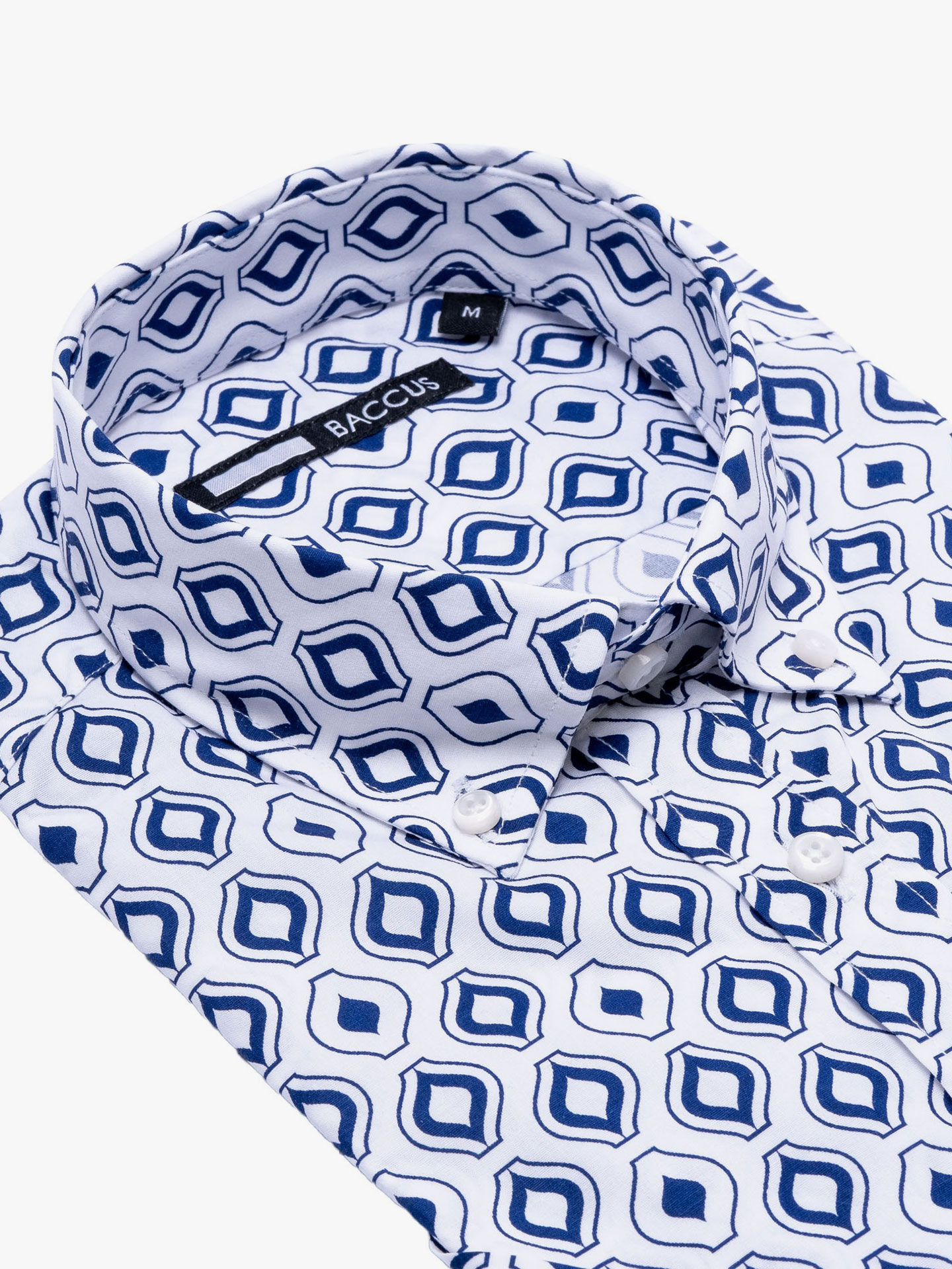 Camisa de Manga Curta com Padrão