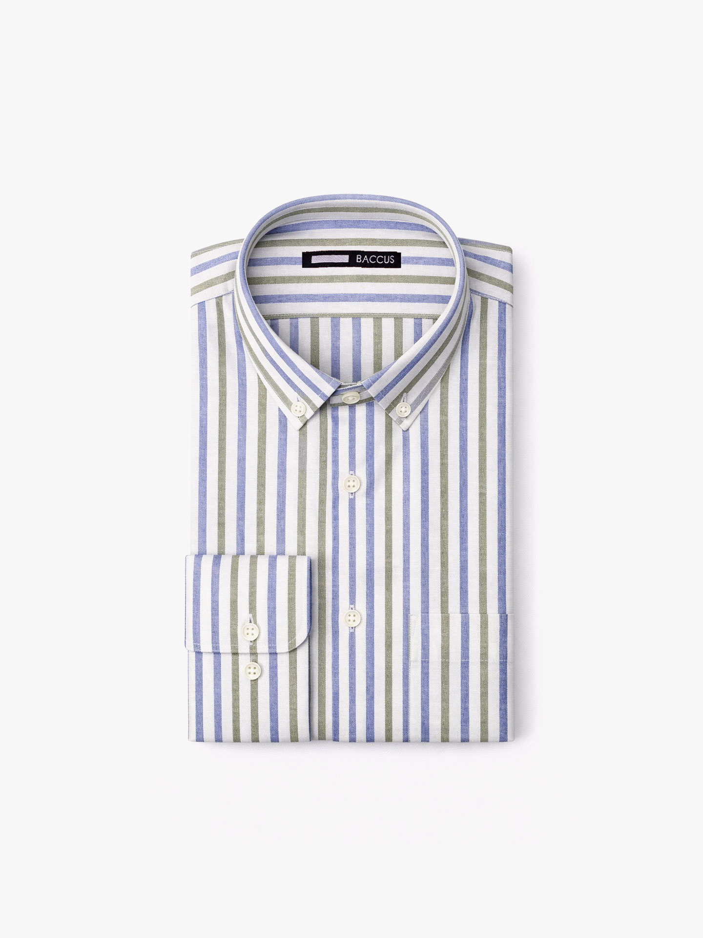 Camisa �s Riscas Regular Fit