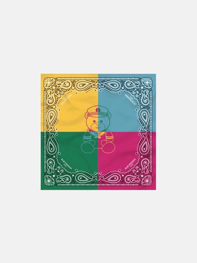 Len�o Quadrado com Estampado