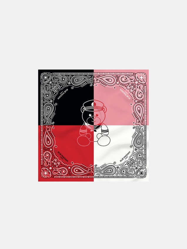 Len�o Quadrado com Estampado