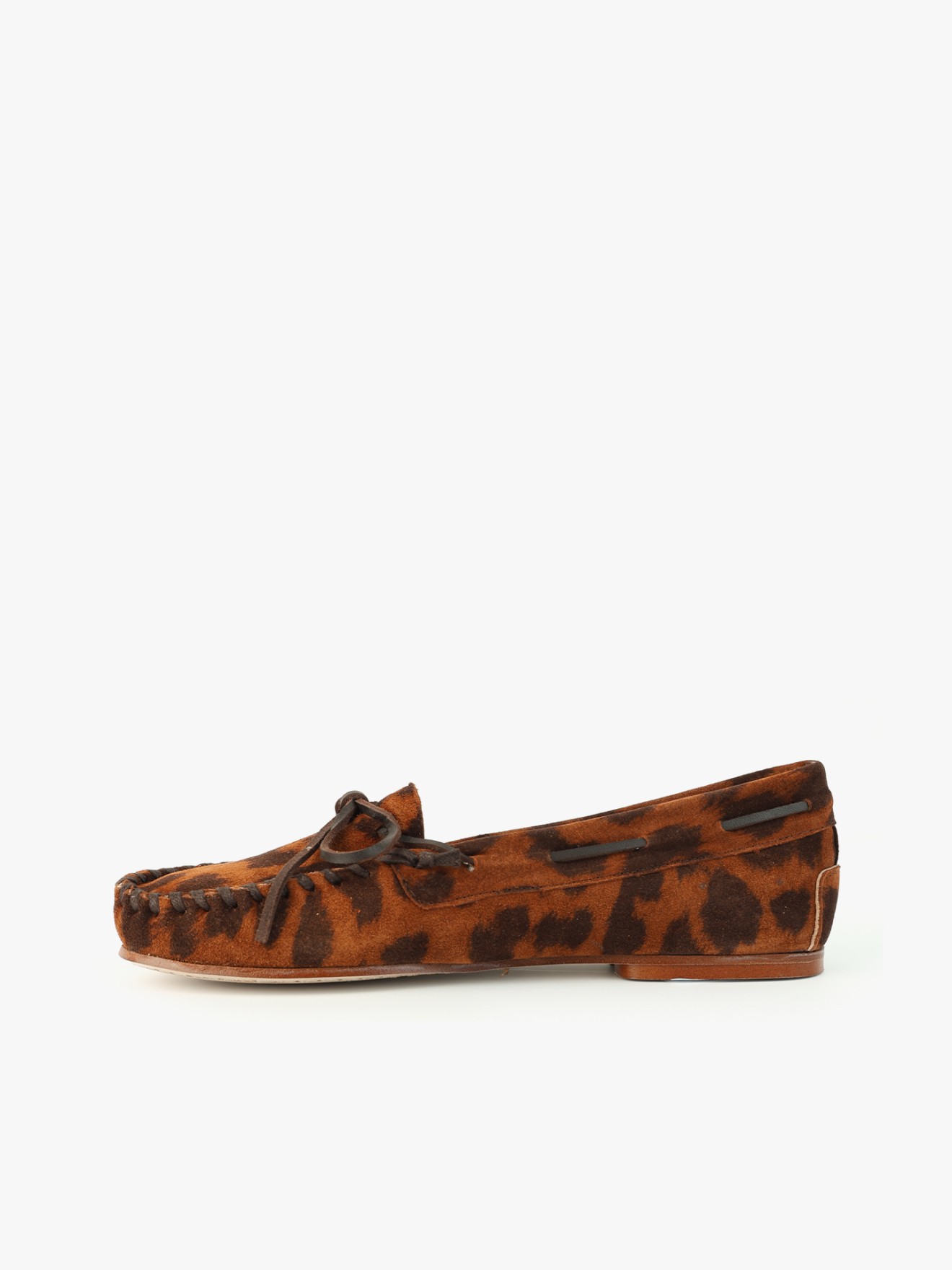 Mocassins com Padr�o de Leopardo