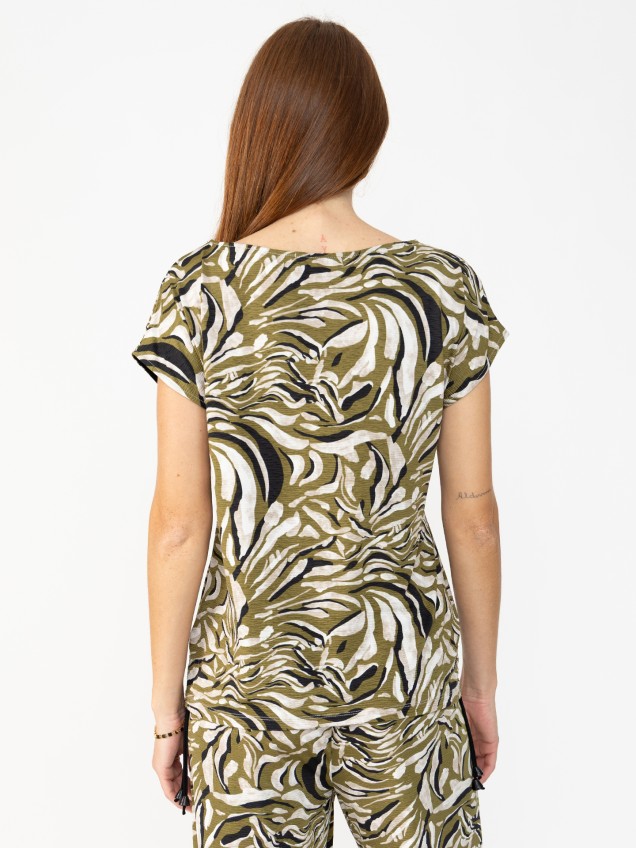 Blusa Padrão Animal