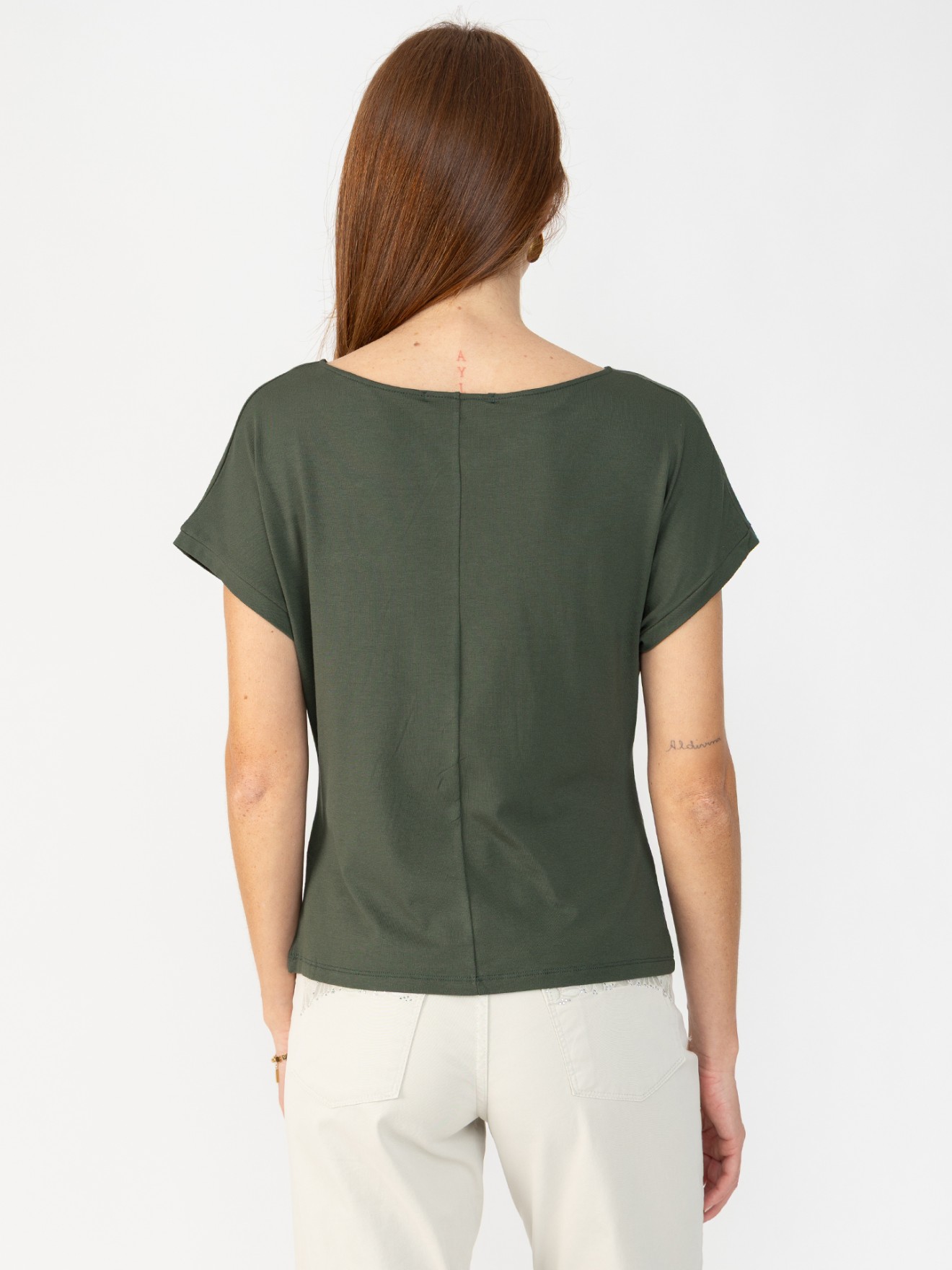 Blusa com Decote Franzido
