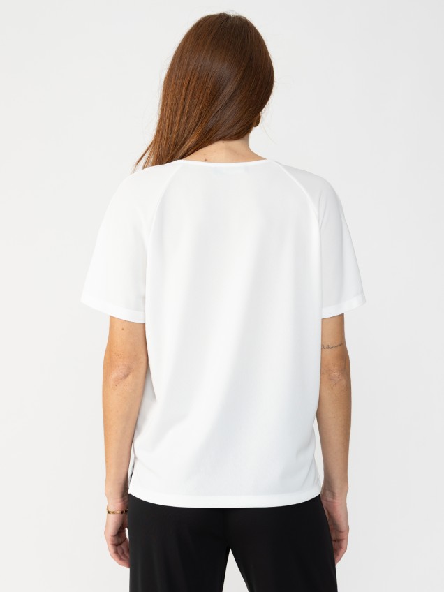 Blusa com Decote Franzido