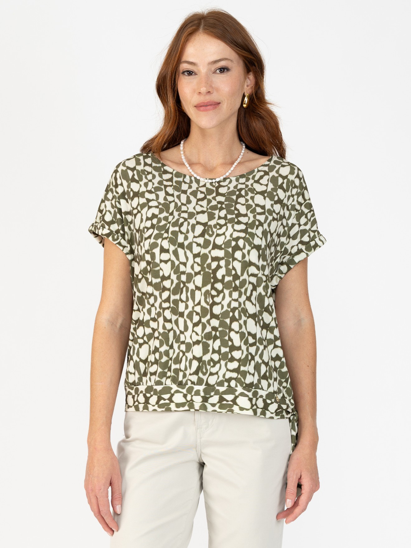 Blusa com N� Lateral
