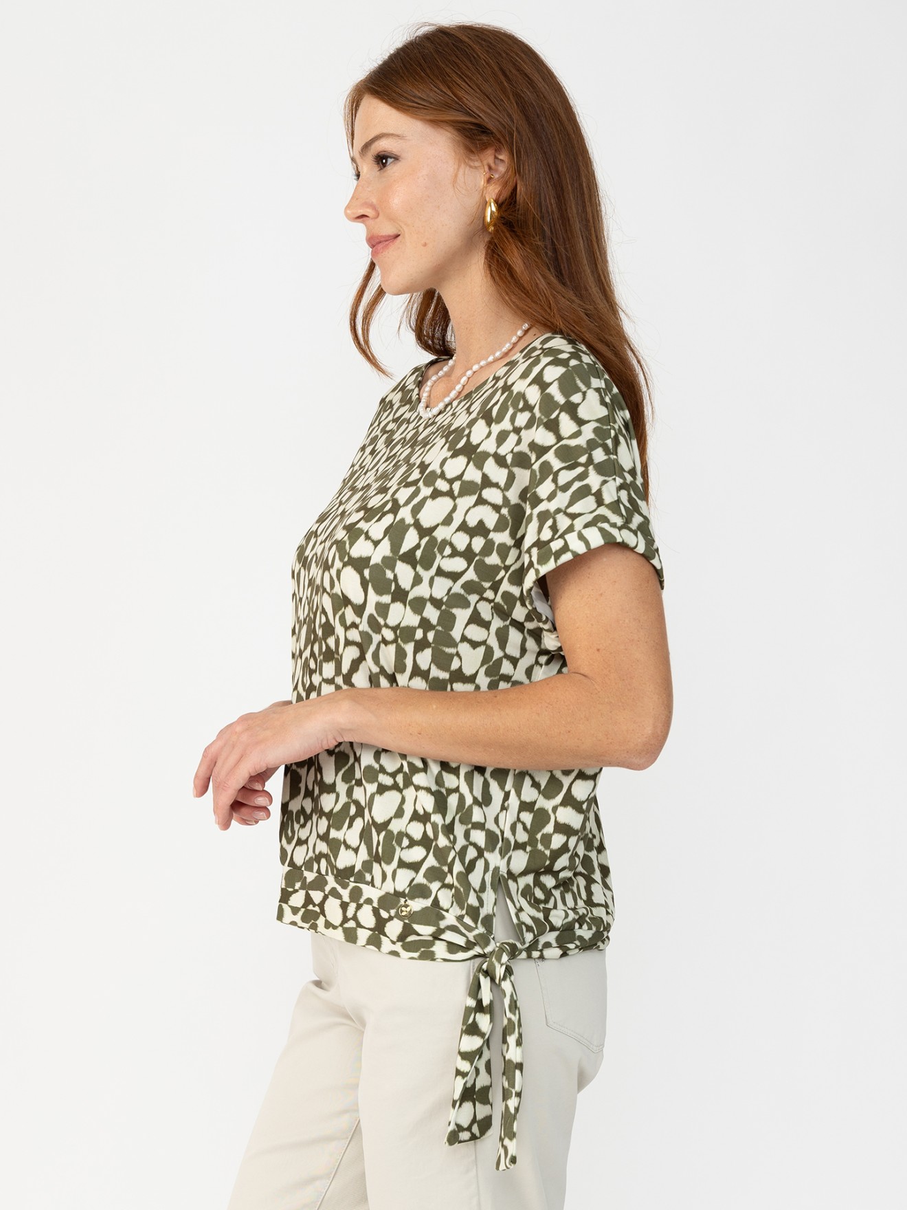 Blusa com N� Lateral