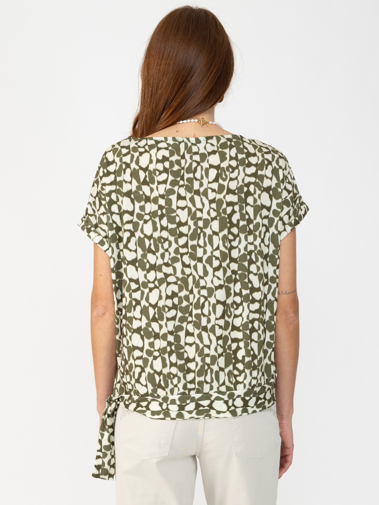 Blusa com N� Lateral