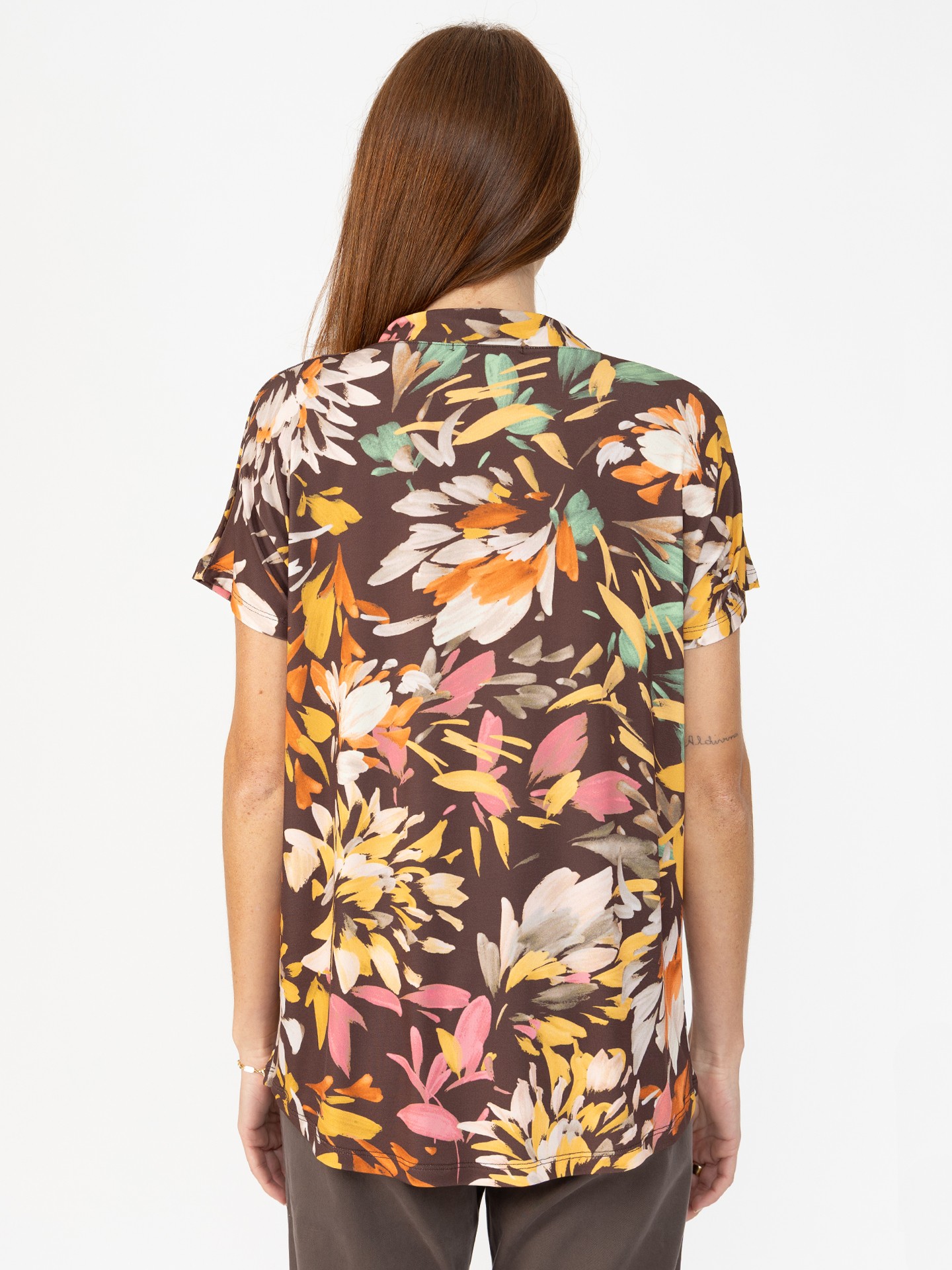 Blusa com Padrão Floral