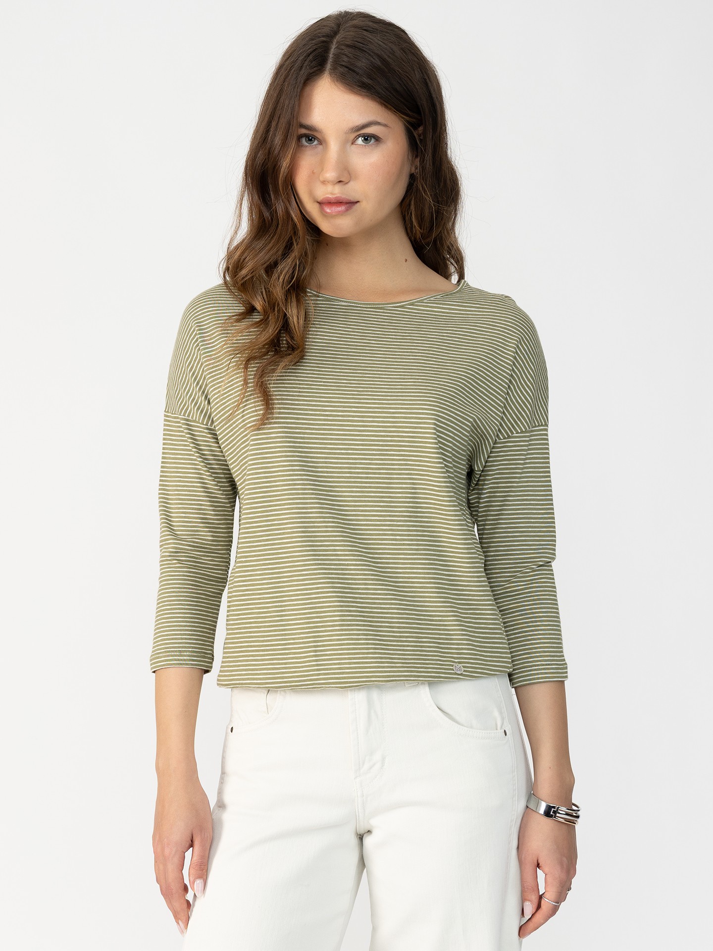 T-shirt às Riscas