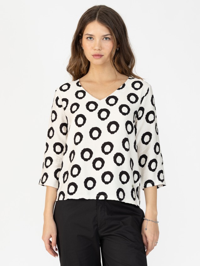 Blusa com Padr�o